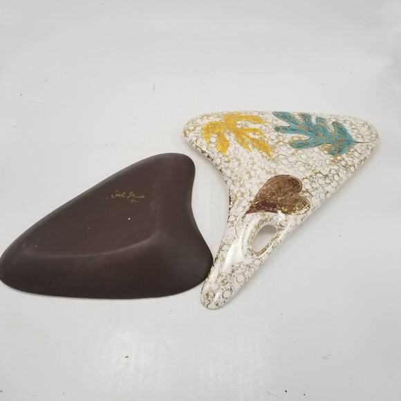 Vintage California Art Pottery Dish, Boomerang Bowl Mid Century Modern - Picture 4 of 5